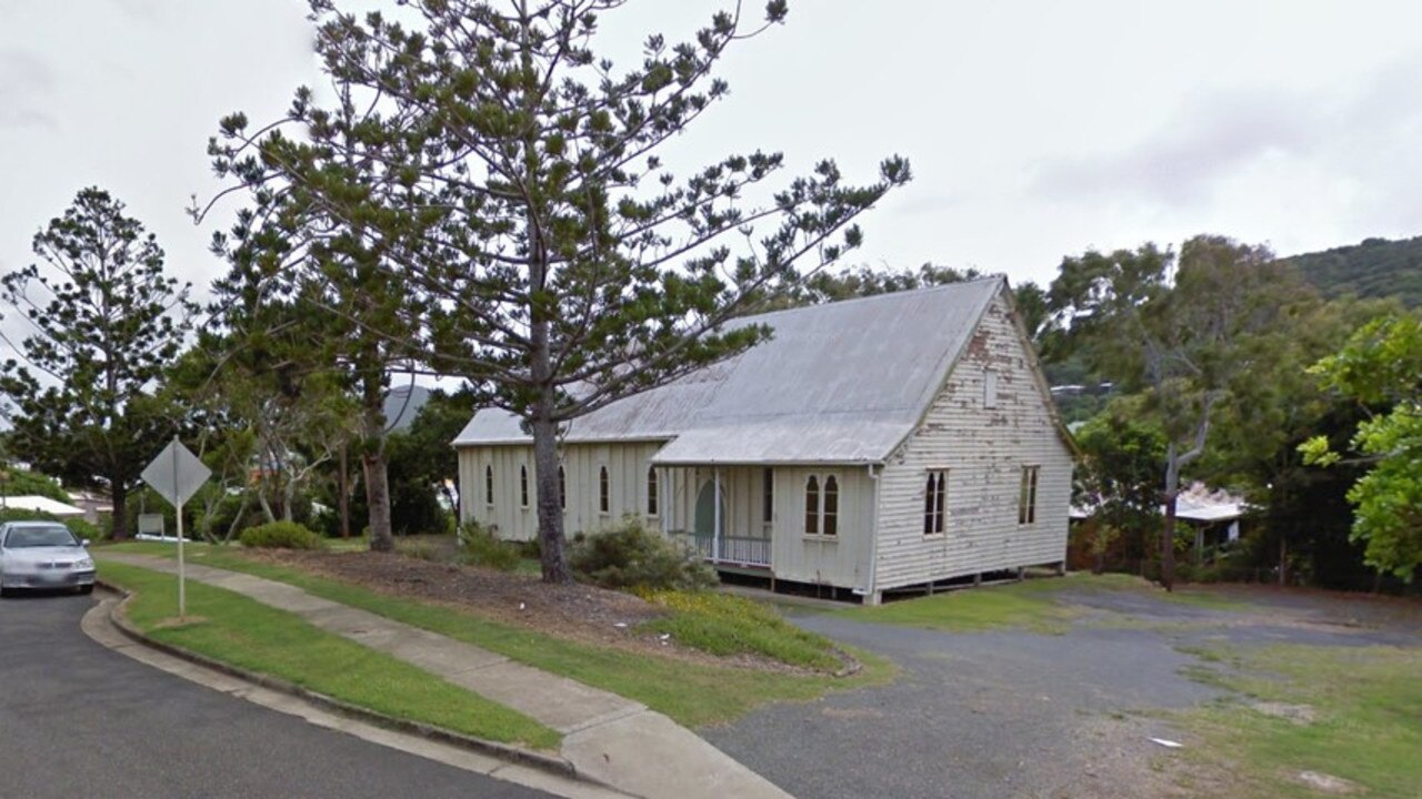 The former St James the Fisherman Anglican Church, corner of Queen and Mary Streets.