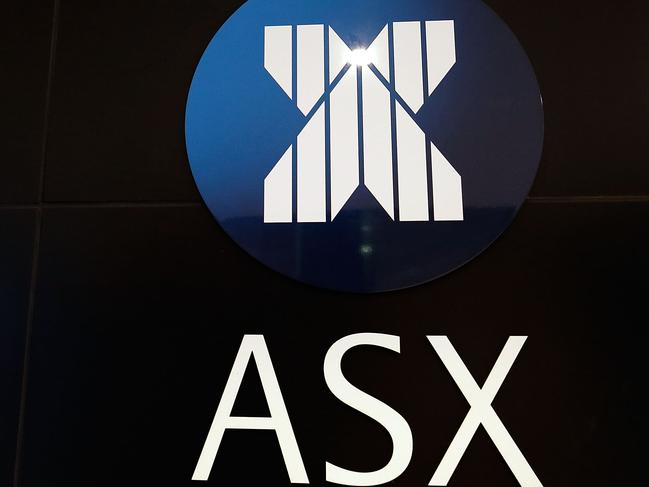 VARIOUS CITIES, AUSTRALIA - APRIL 08: The ASX logo is seen inside the foyer of the Australian Stock Exchange on April 8, 2016 in Sydney, Australia. The South Australian-based steel and iron ore miner, which is more than $4 billion in debt, was placed into administration by its directors on Friday. (Photo by Mark Metcalfe/Getty Images)