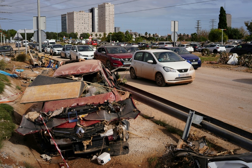 The eastern Valencia region was hit hardest by an exceptionally powerful Mediterranean storm