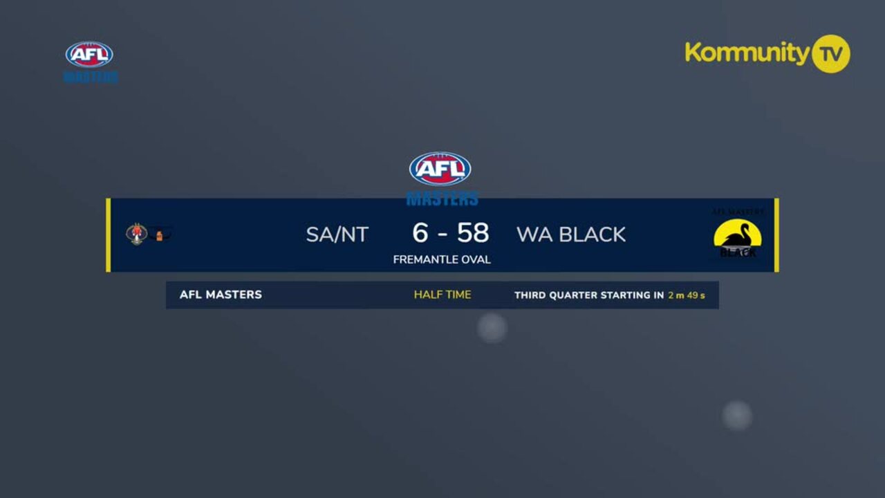 Replay: SA/NT v WA Gold (Men 40s) — 2024 AFL Masters National Carnival Day 1