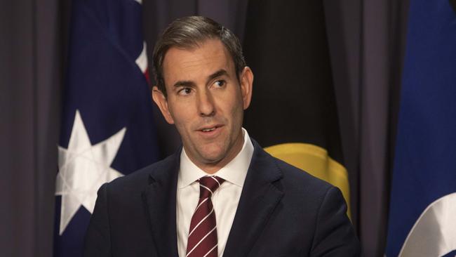 Treasurer, Jim Chalmers holds a press conference at Parliament House on June 1. Picture:NCA NewsWire / Andrew Taylor