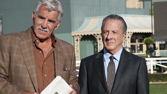 If you missed it the first time, don't miss it this time ... Dennis Farina as Gus Demitriou and Dustin Hoffman (Chester Be