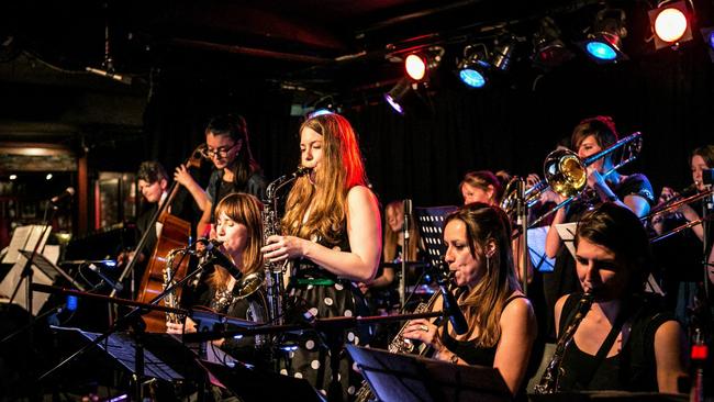 The Sirens Big Band had opportunities to show their soloing skills. Picture: Chris Frape