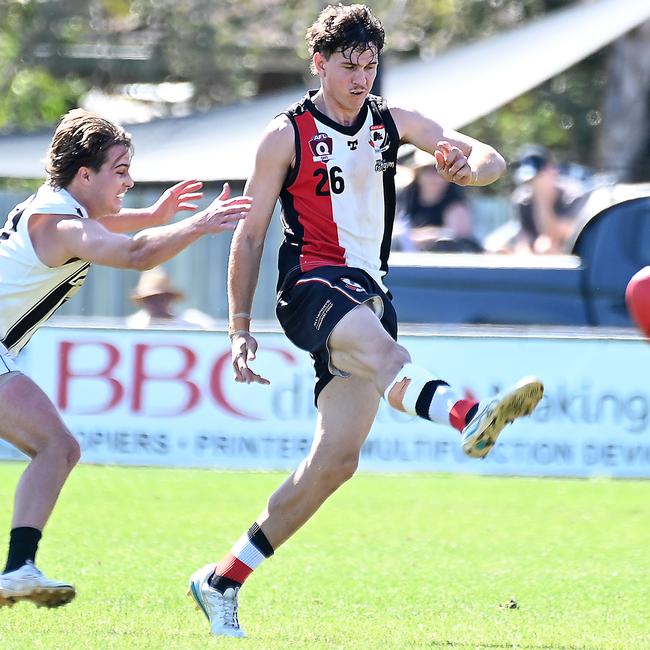 Morningside Vs Sherwood playing in the colts AFL semi final. Saturday September 7, 2024. Picture, John Gass