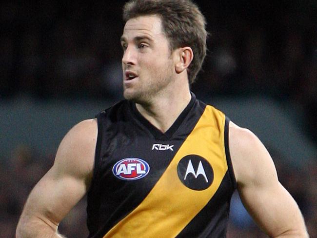 SPORT 180807.  AFL Round 20, West Coast Eagles v Richmond at Subiaco Oval, Perth.  Joel Bowden in action  Photos: Faith Moran
