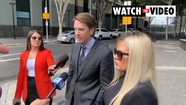 Lawyer for Kotoni Staggs revenge porn accused makes statement outside court