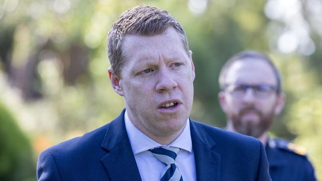 Police Minister Joe Szakacs said SA Police’s overseas recruitment was “ahead of the curve”, with almost 60 applications lodged. Picture: NCA NewsWire/Emma Brasier