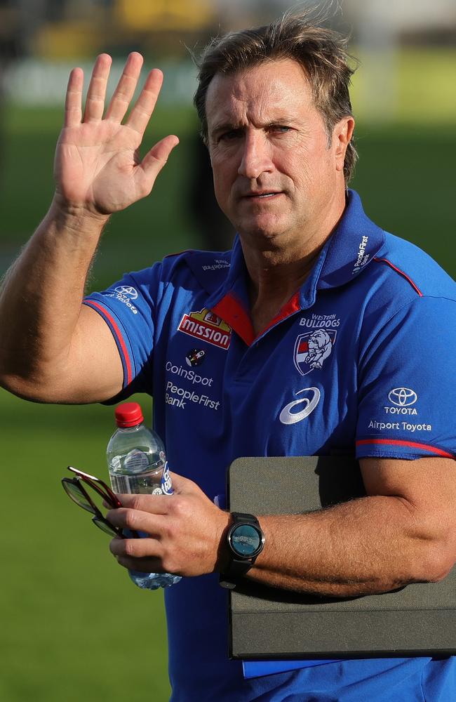 Beveridge has the Dogs riding high. Picture: James Wiltshire/AFL Photos via Getty Images