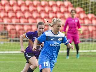 BACK IN CHARGE: Experienced forward Melanie Lloyd will captain the South West Queensland Thunder this season. Picture: Kevin Farmer