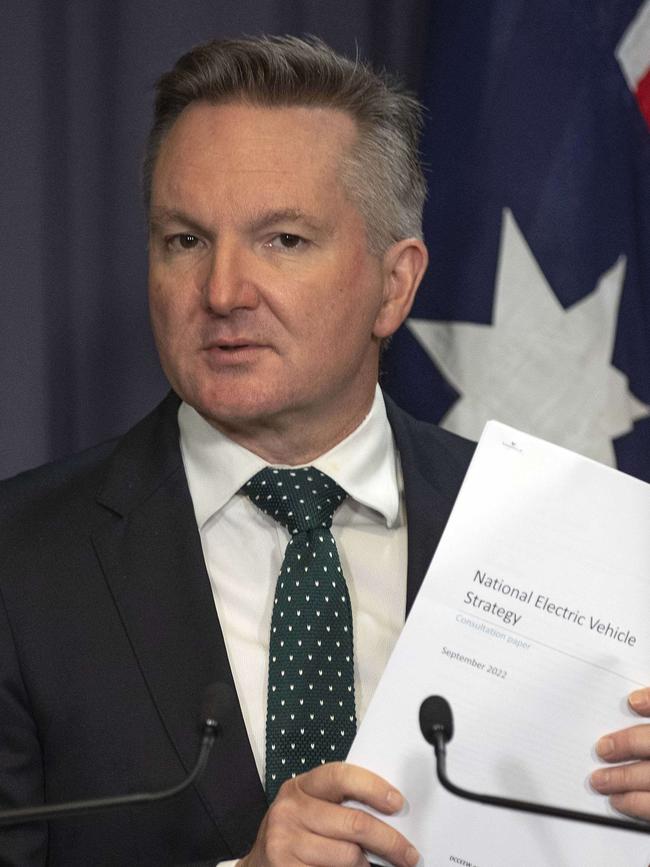 Minister for Climate Change and Energy Chris Bowen.