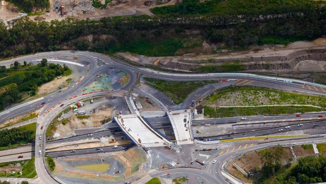 Work is underway to improve a stretch of the M1.