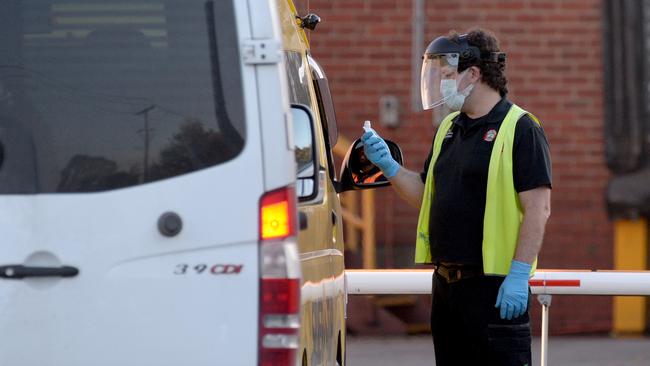 COVID-19 cases have been recorded at two Melbourne abattoirs. Picture: Andrew Henshaw