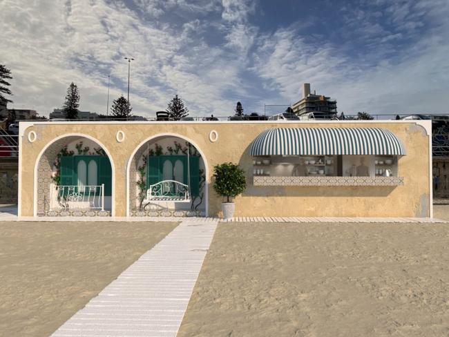 The design for the beach club has been unveiled. Picture: Amalfi Beach Club Facebook