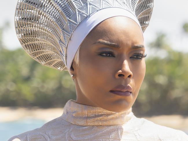 Angela Bassett as Ramonda in Marvel Studios' BLACK PANTHER: WAKANDA FOREVER. Photo by Annette Brown. © 2022 MARVEL.