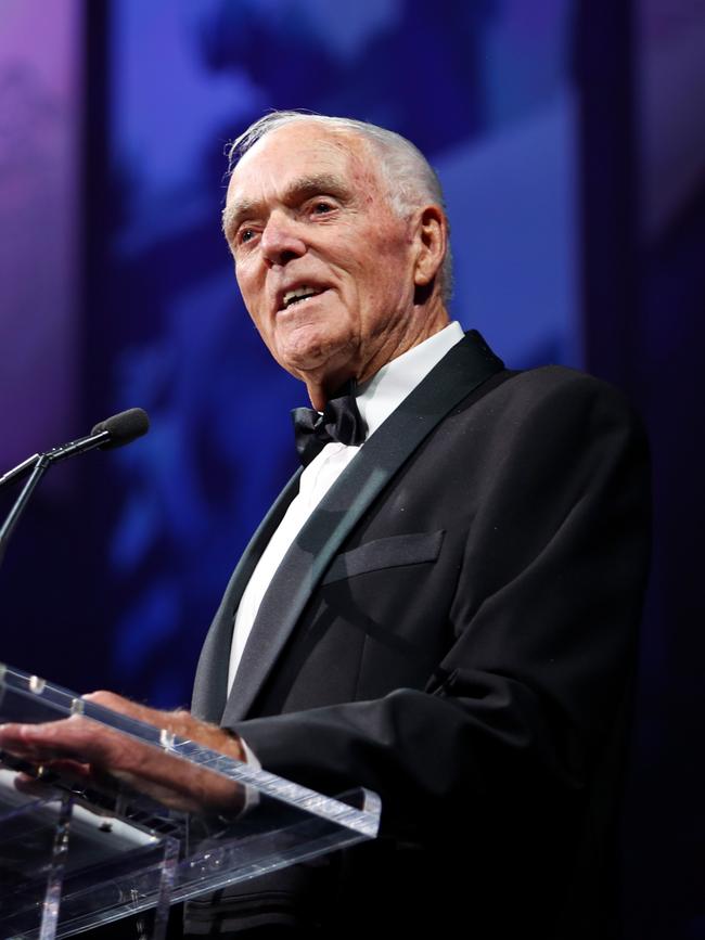 Kerley, in 2019, at the Australian Football Hall of Fame dinner. Picture: AFL Photos