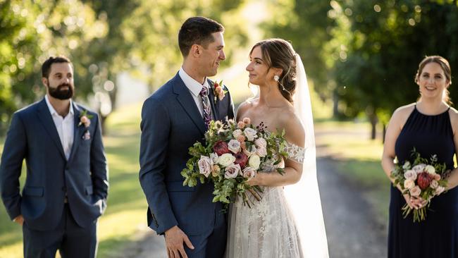 Wedding of Kaitlin Castle and Andrew Cook. Picture: Pixel Punk Pictures