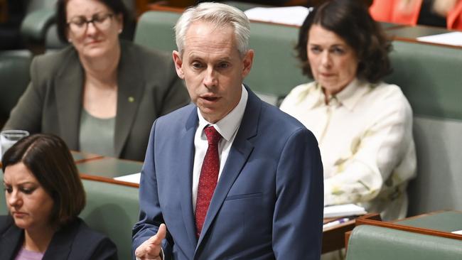 Immigration Minister Andrew Giles has not yet acknowledged the resignation letter. Picture: NewsWire / Martin Ollman