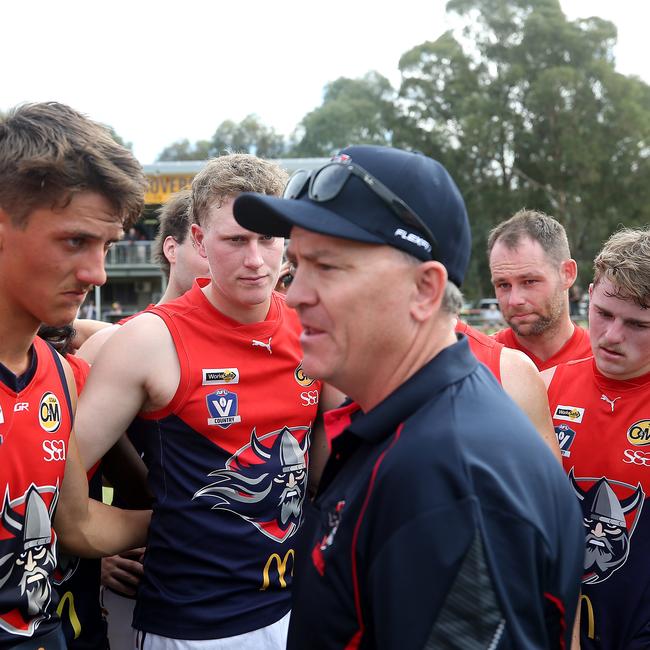 Wodonga Raiders coach Marc Almond. Picture: Yuri Kouzmin