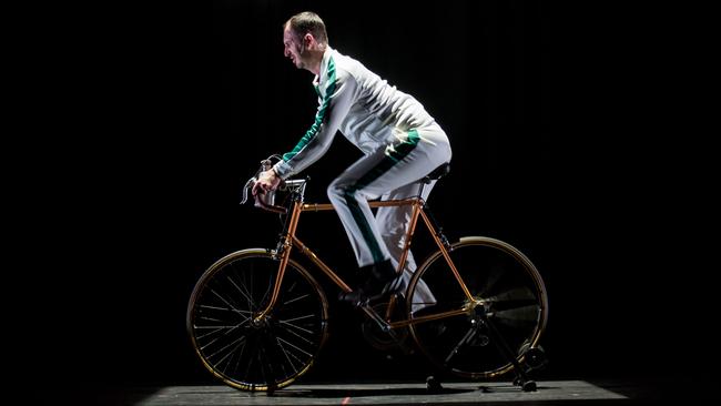 Hew Parham in Brink's Symphonie de la Bicyclette. Picture: Supplied