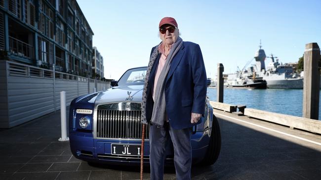 Radio personality John Laws was “offended” by Jackie O discussing her surgery and hung upon Tuesday. Picture: Richard Dobson.