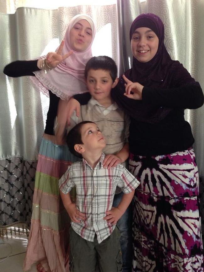 Clockwise from left, the Sharrouf children Zaynab, Abdullah, Hoda and Humzeh.