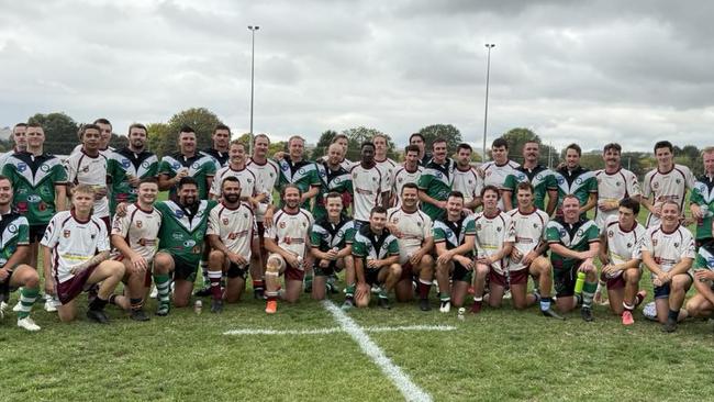 The Blayney Bears (white) will take a recess from the Woodbridge Cup this season. Picture: Blayney Bears Facebook Page