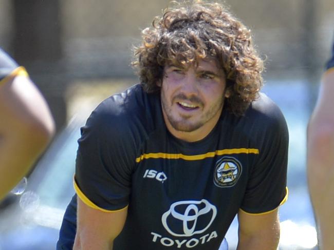 The NQ Cowboys pre-season training at the Townsville Sports Reserve. Jake Granville. Picture: Wesley Monts