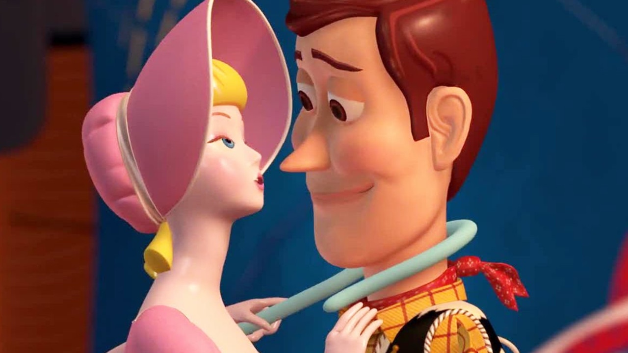 Woody and Bo Peep are reunited in Toy Story 4.