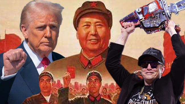 China comentators compare Donald Trump with Mao Tse Tung and Elon Musk with Madam Mao.