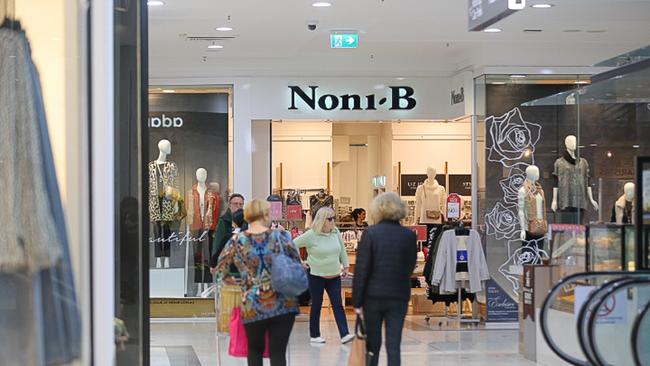 Retail market experts say the brands most likely to survive a restructure would be department store Noni B, which had earlier reduced its footprint in an effort to become profitable. Picture: Steven Saphore/NCA NewsWire