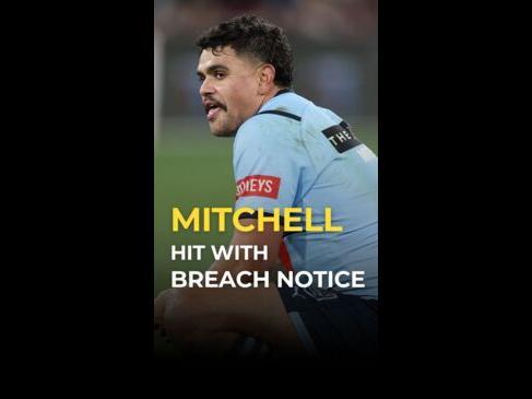 NRL hits Mitchell with breach notice