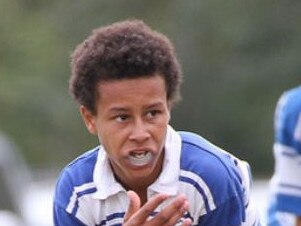 Nudgee College Year 9 student Alexander Clark (Alex Clark) who was playing in a 15Bs rugby match on the elite Brisbane school's Boondall grounds when he was severely injured on 04-08-2018. Photo John Sayer