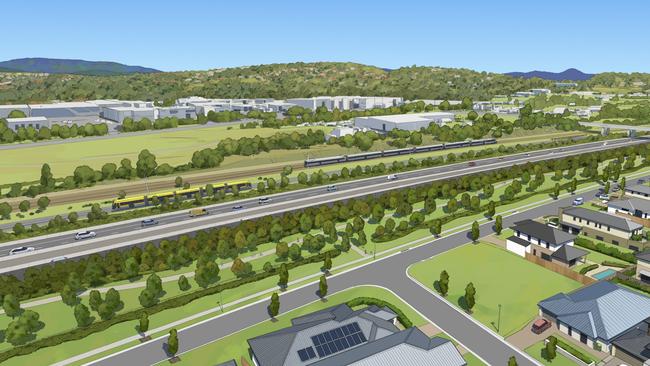 An artist impression of the Coomera Connector