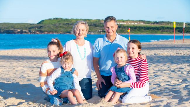 Kingsford Smith’s Labor Candidate and current MP, Matt Thistlethwaite, with his family