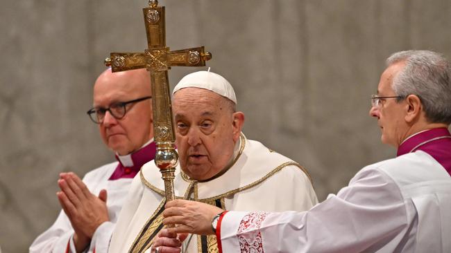 Pope Francis has been in hospital with respiratory issues. (Photo by Andreas SOLARO / AFP)