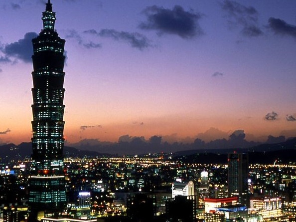 Taipei 101, the second tallest building in the world.