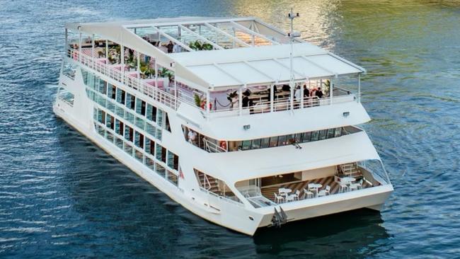 Brisbane’s newest party boat, Oasis is scheduled to launch on Saturday. Picture: Supplied