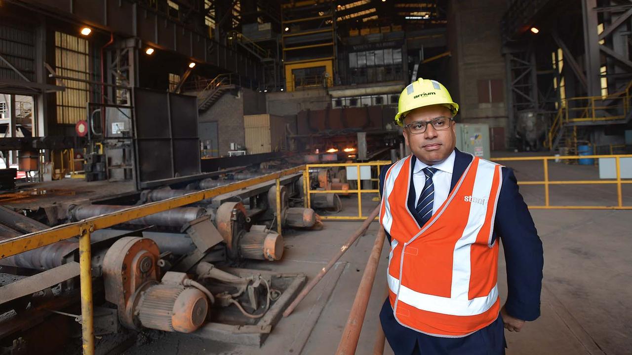 GFG Alliance chairman Sanjeev Gupta in Whyalla. Picture: AAP