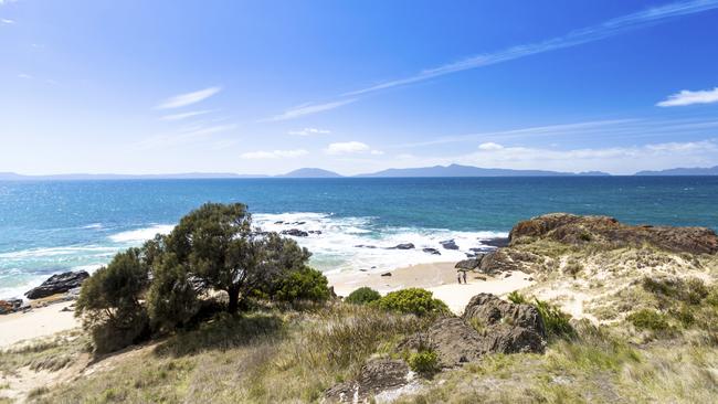 Tasmanian’s are being enticed by the government to holiday locally, with places like Orford a popular holiday township. Picture: Tourism Tasmania/ Andrew Wilson