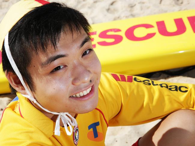 North Steyne surf lifesaver Yao Xen involved in a heroic rescue last month.