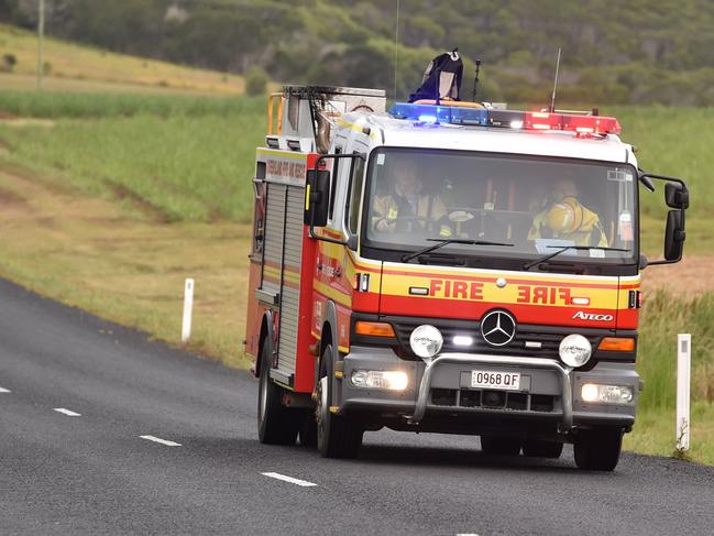 Queensland Fire and Emergencies services have eight crews en route.