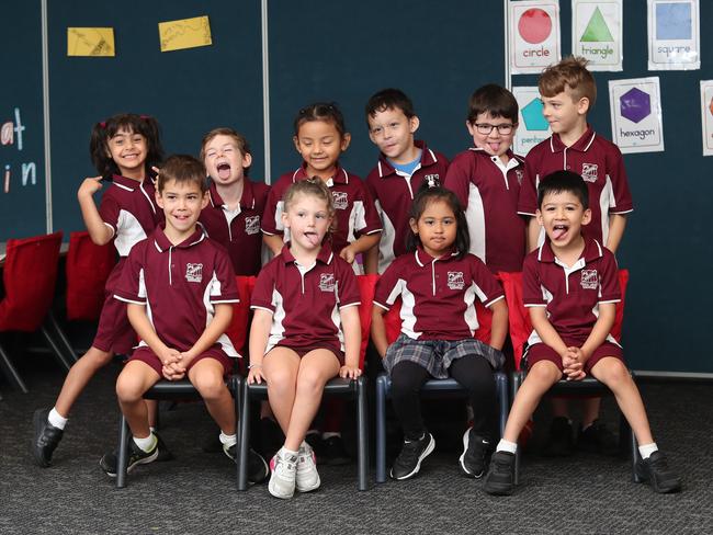 KS know what they are doing at Gosford Public School. Picture: Sue Graham