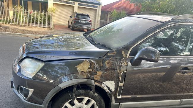 The car the day after the attack.