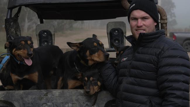 Aoidh Doyle, Sheep farmer who lives in Bonnie Doon near shepparton is working to find the best working dog in the country.