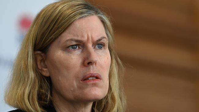 NSW chief health officer Dr Kerry Chant speaks to the media during a COVID-19 press conference in Sydney. Picture: NCA NewsWire/Bianca De Marchi