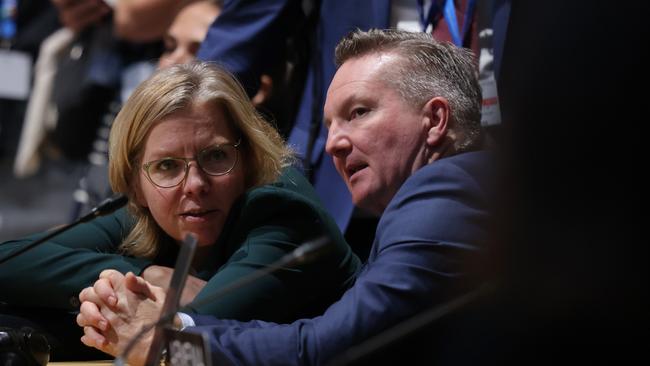 Energy Minister Chris Bowen at the UNFCCC COP29 Climate Conference on November 21, 2024 in Baku, Azerbaijan. Picture: Sean Gallup/Getty Images