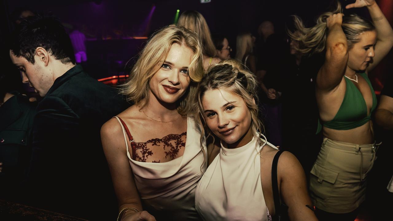 Parker Newlan and Kiana Rose at Retros Nightclub. Picture: Jayden Guarnaccia