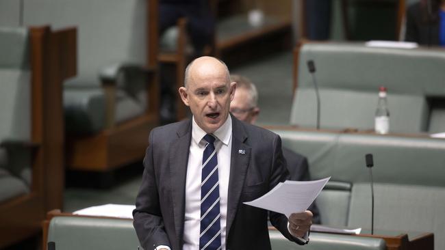 Stuart Robert during Question Time in the House of Representatives in Parliament House Canberra. Picture: NCA NewsWire / Gary Ramage