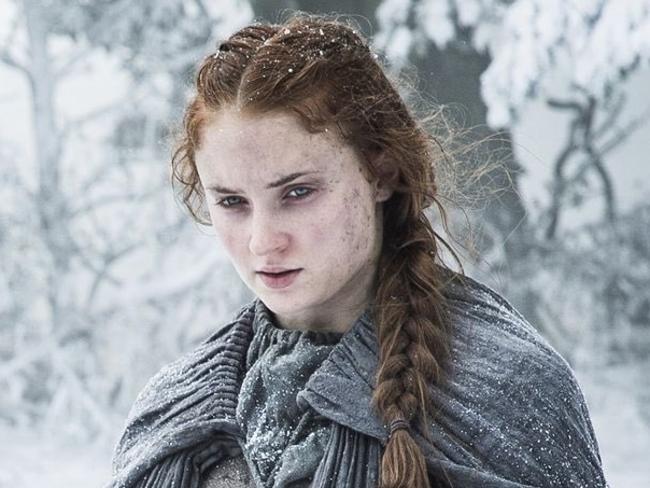 Resilient ... Sophie Turner plays Sansa Stark in Game of Thrones. Picture: HBO via Foxtel