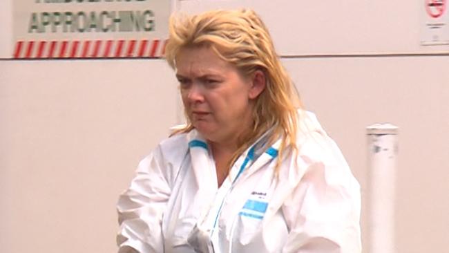 Leanne Carol Prak admits she killed Michael McEvoy, but denies her crime was murder. Picture: Nine News.